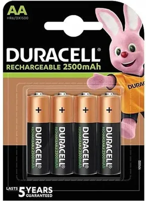 Obrázek produktu pro Duracell AA baterie, 4 kusy, 2500 mAh