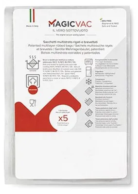 Productafbeelding van MagicVac, 50 vacuümzakken met label, 20 x 30 cm