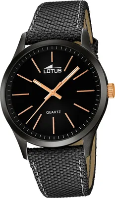 Produktbild von Lotus Leder/Textil Herren Uhr L18165/2 Armbanduhr schwarz Minimalist D2UL18165/2