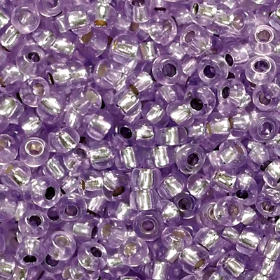 Produktbild von KNORR PRANDELL 213203310 Böhmische Rocailles Ø 2,5 mm Glas orchidee