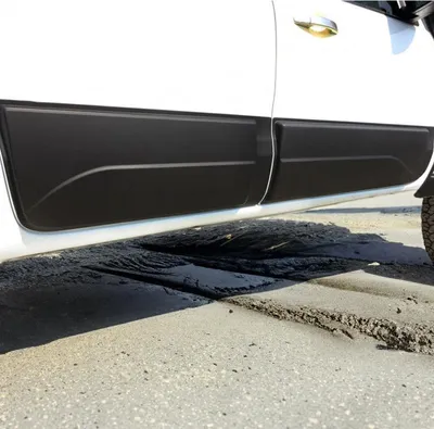 Produktbild von Türschutzleisten Seitenschutz 4x für Ford Ranger 2015-2021 ABS Schwarz 4tlg