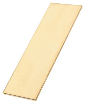 Messing-Flachstab H62, 3 x 51 x 153 mm, 1 Stück