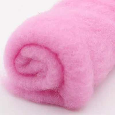 Produktbild von Filzwolle im Vlies - Alpenwolle - 20g - rosa