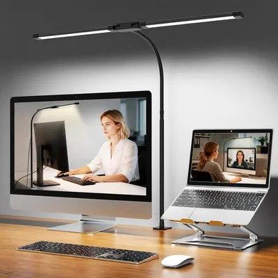 Obrázok produktu pre Woputne LED stolná lampa so svorkou a 5 farebnými režimami