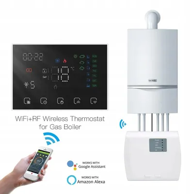 Obrázek produktu pro Chytrý Wi-Fi Termostat Moes pro Kotle a Topení 5A