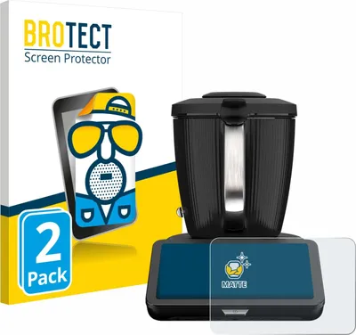 Produktbild von 2x BROTECT Schutzfolie für Vorwerk Bimby TM7 Displayschutz Displayschutzfolie Folie Matt Entspiegelungsfolie