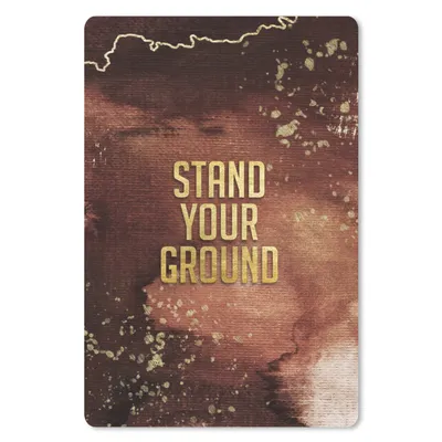 Produktbild von MuchoWow® Mauspad Mousepad Zuversichtlich - Gold - Roségold - Zitate 18x27 cm - Mousepads - Maus Mat - Pad - Mausunterlage