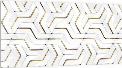 Produktbild von DEQORI Küchenrückwand Glas 100x50 cm 'Hochglanzmuster' Spritzschutz Bad Rückwand