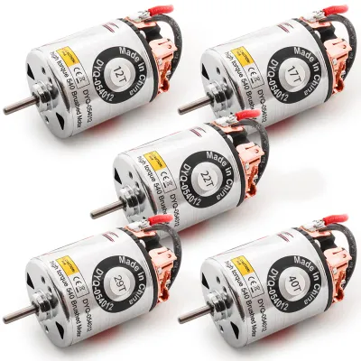 Produktbild von 540 Buerstenmotor, wasserdicht, Edelstahlgehaeuse, Buerstenmotor, 29T, Kletterwagen, grosses Drehmoment, Ersatz fuer Axial SCX10 AXI03007 90046 Redcat Gen8 Tamiya TT02