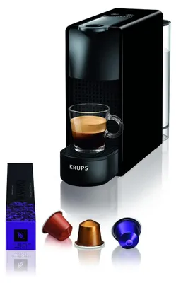 Produktbild von Nespresso Krups Kaffeemaschine Essenza Mini schwarz Kapselmaschine YY2910FD
