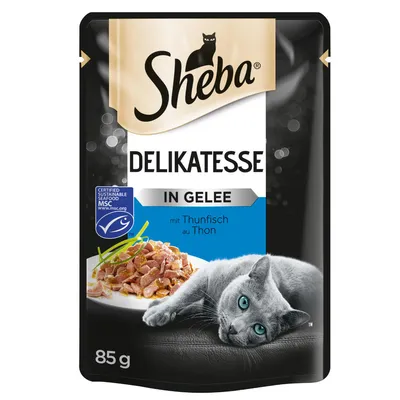 Immagine prodotto di Prelibatezza Sheba in gelatina con salsa di tonno