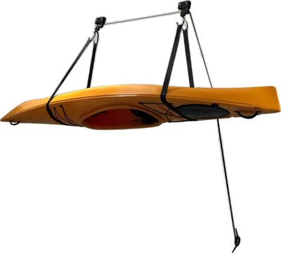 Image de Dispositif de levage pour kayak et canoë, capacité de charge lourde, matériaux durables, solution de rangement peu encombrante