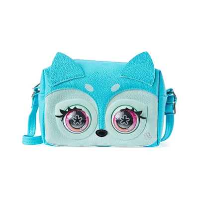 Produktbild von Purse Pets Frecher Fuchs Tasche - mit interaktiven Funktionen, Junge/Mädchen, Umhängetasche, Reißverschluss, Vietnam, Blau, Abbildung