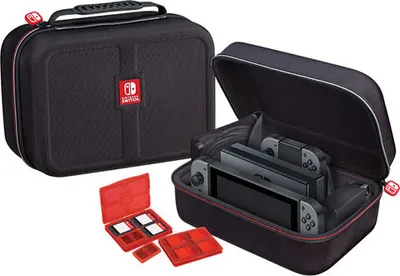 Produktbild von Switch Tasche Deluxe Case (black) NNS61 komp. Switch OLED offiziell lizenziert
