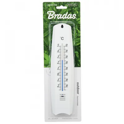 Obrázok produktu pre Vonkajší teplomer 26cm Záhradný teplomer Bradas