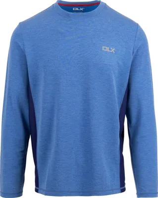 Image de Trespass - T-shirt manches longues "Charlie" pour homme TP6571 (L) (Bleu chiné)