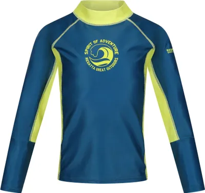 Produktbild von Regatta - "Hoku II" Schwimm-Top für Kinder RG9734 (104) (Leuchtend Blau/Zitronen Limette)