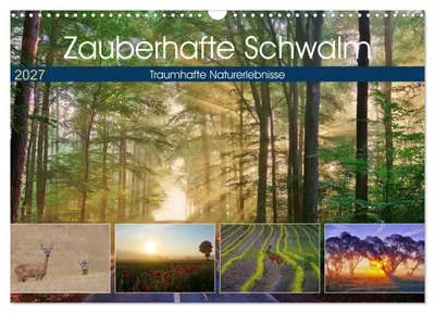 Produktbild von Zauberhafte Schwalm (Wandkalender 2027 DIN A3 quer), CALVENDO Monatskalender
