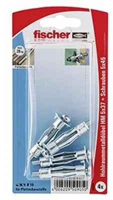 Obrázek produktu pro Dutá kovová hmoždinka HM 5 x 37 SK