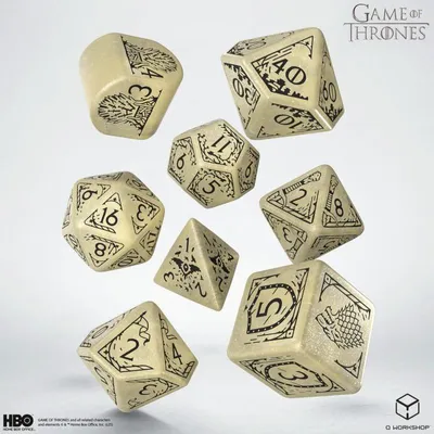 Obrázek produktu pro Kostky Game of Thrones - Stark (8ks)
