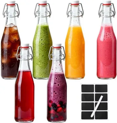 Productafbeelding van Glazen Flessen met Klemdeksel 500 ml