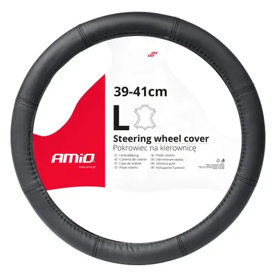 Produktbild von AMiO 03547 Lenkradbezug Ø39-41cm Schwarz Lenkradhülle
