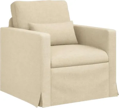 Produktbild von vidaXL Sofa Creme 78 x 78 x 80 cm Stoff