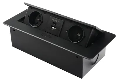 Obrázok produktu pre Výklopná stolová zásuvka Spacetronik SPS-D24CB