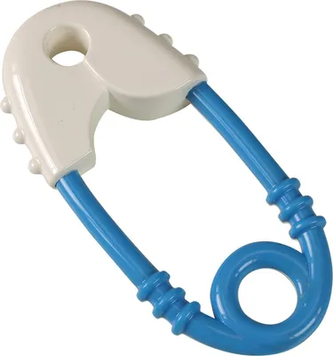 Produktbild von RAPPA Rasselnadel blau und weiß