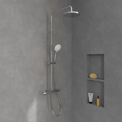 Produktbild von Villeroy & Boch Universal Showers Duschsystem mit drei Funktionen für Wandmontage