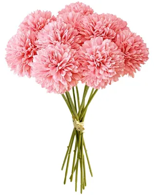 Künstliche Hortensien, 12 Stück, Seidenblumen, rosa, 28 cm