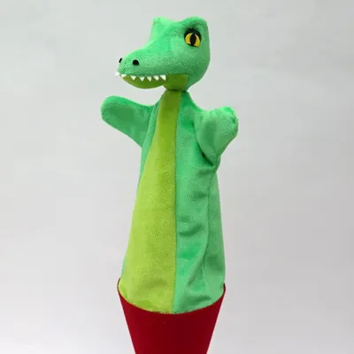 Produktbild von Krokodil 55 cm 3in1, Tütenkasper