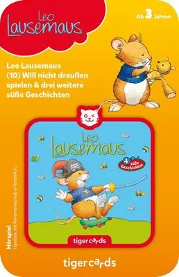 Produktbild von tigercard - Leo Lausemaus (10): Will nicht draußen spielen - Tigermedia Karten
