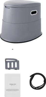 Immagine prodotto di WC portatile, design leggero, controllo degli odori, 13 galloni