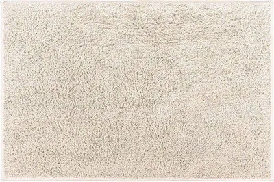 Immagine prodotto di Tappetino da bagno in cotone - Tappetino da doccia - Per fare la doccia in sicurezza - Fondo antiscivolo - 70x120 cm - Colore naturale