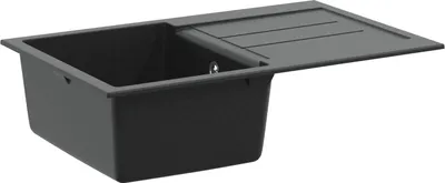 Obrázek produktu pro Dřez Černá 780 x 500 mm 80% Křemenné a 20% Pryskyřice