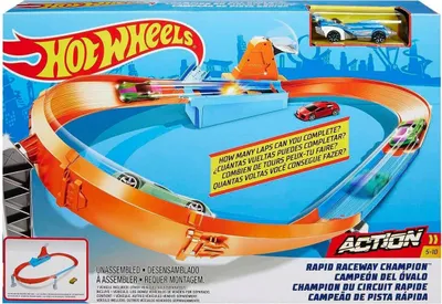 Produktbild von Mattel GJM75 - Hot Wheels - Rennstrecken-Champion, keine Fahrzeug Auswahl möglich