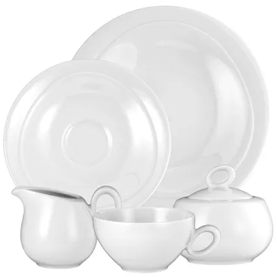 Produktbild von Seltmann Weiden Teeservice 20-teilig F Trio weiss 001.736895