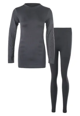Produktbild von WHISTLER Funktionswäsche-Set Mall mit Langarmshirt und Tights 1001 Black S/M