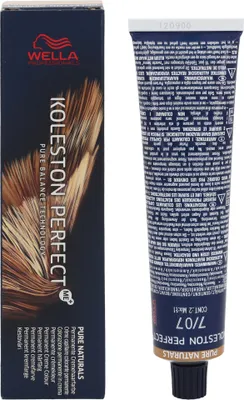 Produktbild von Wella Koleston Perfect Me+ Pure Naturals, Blond, 7/07, Blond Naturel Marron, Frauen, 60 ml, Alle Haare