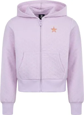 Immagine prodotto di Converse Star Pointelle Zip Pullover Rosa 12-13 Anni Rosa 12-13 Anni
