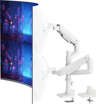 Produktbild von PUTORSEN Monitor Halterung für 17-49 Zoll Dual Monitore Gasfeder