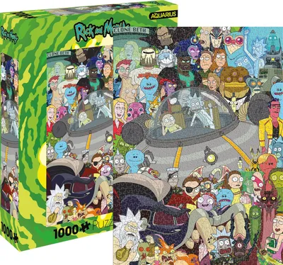 Image de Puzzle Rick i Morty (1000 elementów) - Oficjalna licencja, 71 x 50 cm