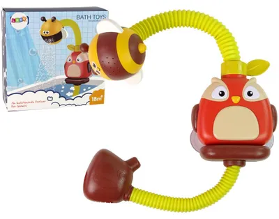 Produktbild von Leantoys Badespielzeug Eule Dusche Biene