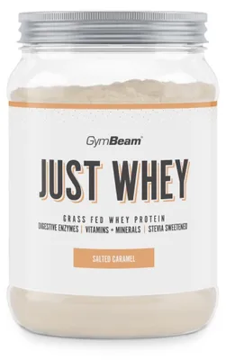Produktbild von GymBeam - Just Whey Protein aus Weidehaltung, 500 g, Salted Caramel