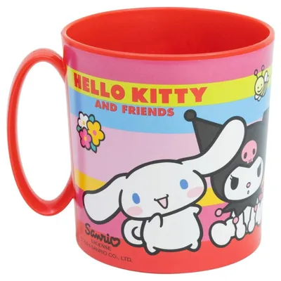Produktbild von Hello Kitty Becher Mikrowellengeeigneter Kunststoffbecher 390ml