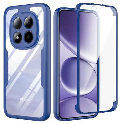 Zdjęcie produktu dla Techsuit Protector 360° Etui Xiaomi Redmi Note 15 Poco M8 Pro - niebieskie