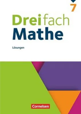 Produktbild von Dreifach Mathe 7. Schuljahr - Lösungen zum Schulbuch