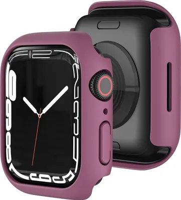 Image de Étui de protection en TPU et silicone résistant aux chocs pour Apple Watch série 9 / 8 / 7 45 mm