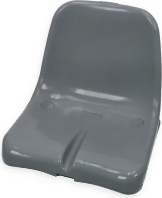 Immagine prodotto di Sedia da barca/sedia da palco, blu bianco grigio, per esterni, plastica, robusta Colore: grigio